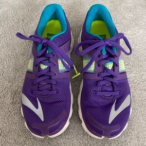 Brooks PureFlow 4 Size 7.5 Purple Tennis Shoes